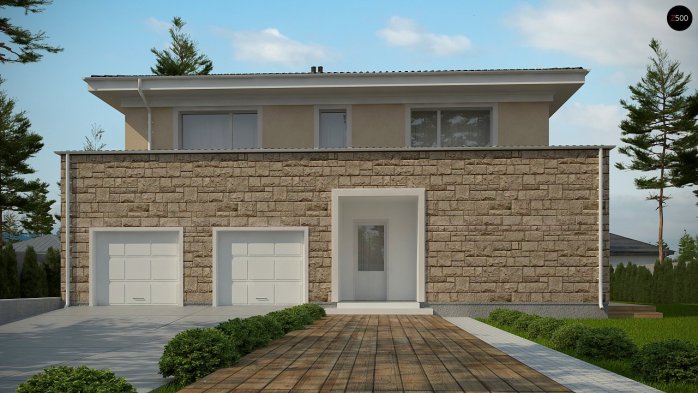 Проект дома Ux66 - 2 Двухэтажные дома в Киеве