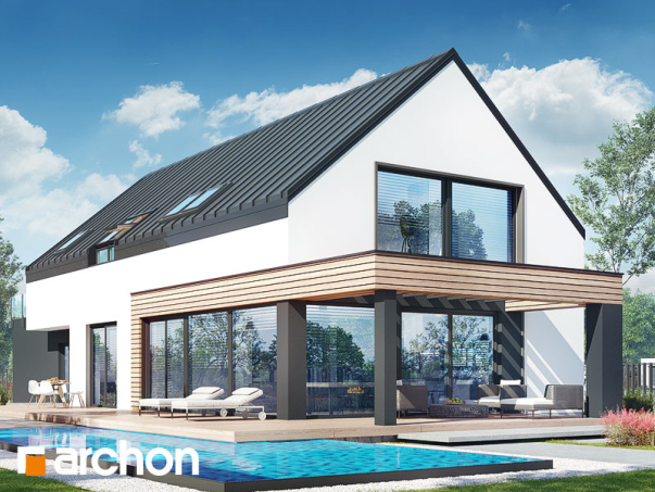 Проект дома Дом в агапантах 2 (Г2) - 2 С мансардным этажом дома в Киеве