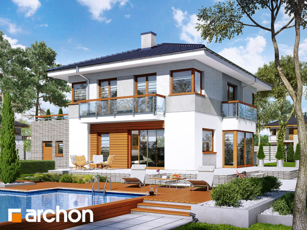 Проект дома Вилла Адрианна - 1 Двухэтажные дома в Киеве