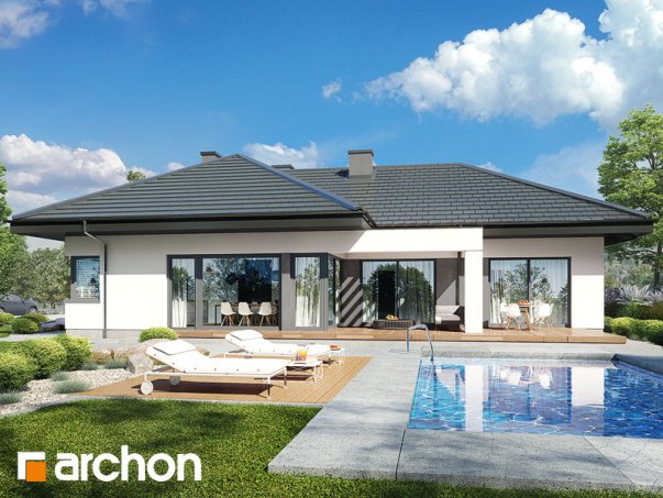 Проєкт будинку Будинок в каландівах - Одноповерхові дома у Києві