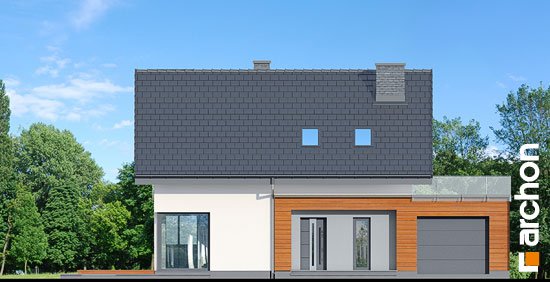 Проект дома Дом в кропликах - 3 С мансардным этажом дома в Киеве