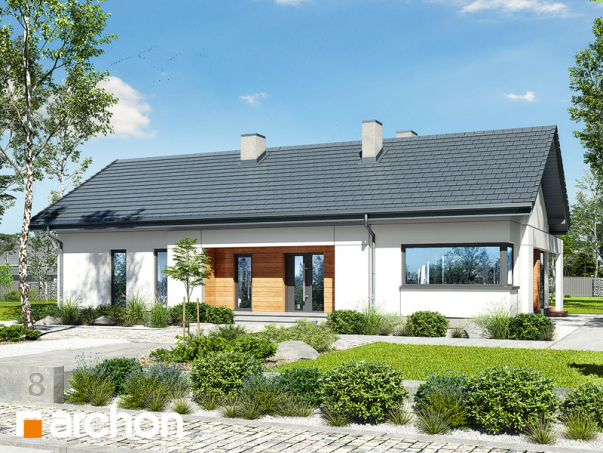 Проект дома Дом в базилике 2 - 1 Одноэтажные дома в Киеве