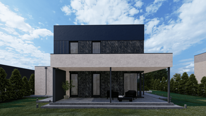 Проект дома Db 18 - 5 Двухэтажные дома в Киеве