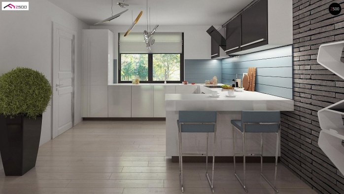 Проект дома U349 - 10 Одноэтажные дома в Киеве