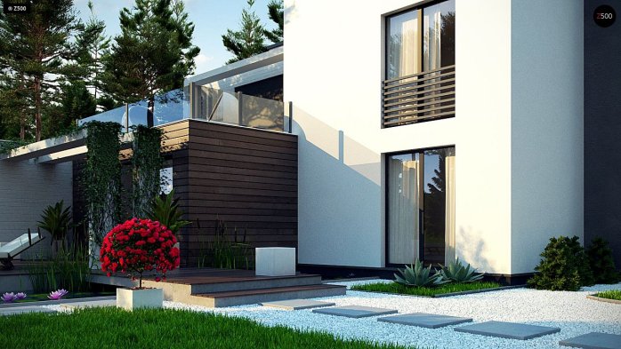 Проект дома Ur17 A - 6 Двухэтажные дома в Киеве