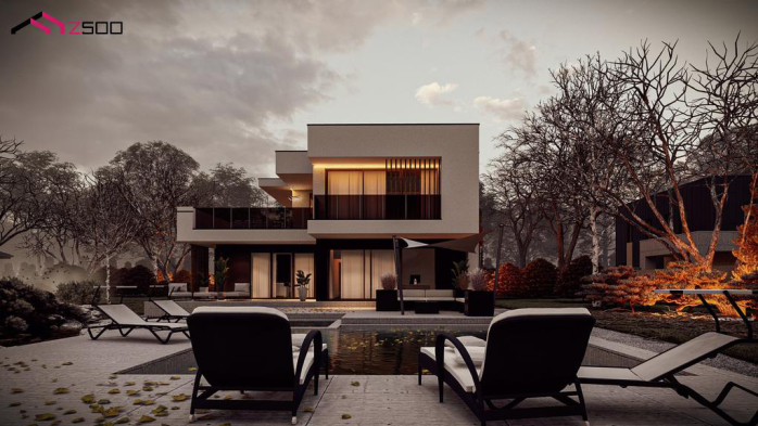 Проект дома Ux220 - 6 Двухэтажные дома в Киеве