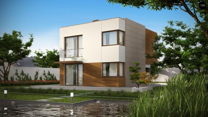 Проект дома Ux51 - 2 Двухэтажные дома в Киеве