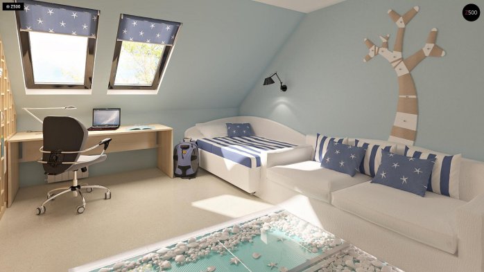 Проект дома U124 - 11 С мансардным этажом дома в Киеве