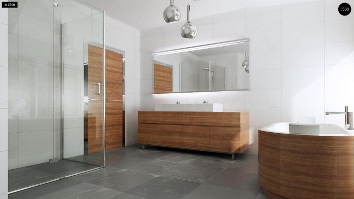 Проект дома Ub5 - 12 С мансардным этажом дома в Киеве