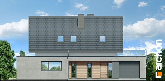 Проект дома Дом в мандевилле 2 - 3 С мансардным этажом дома в Киеве