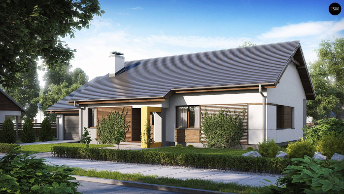 Проект дома U287 - 1 Одноэтажные дома в Киеве