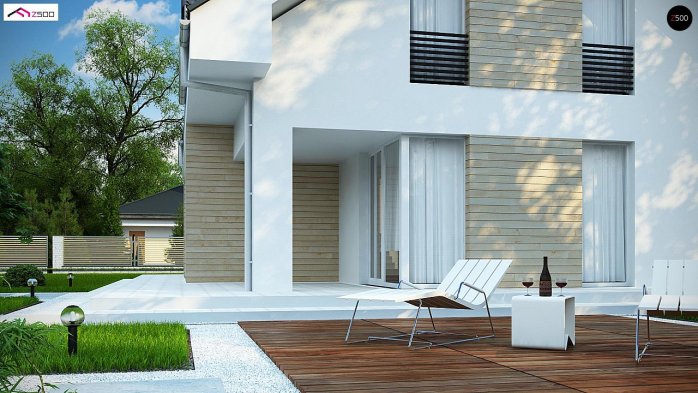 Проект дома U160 A GP - 5 С мансардным этажом дома в Киеве