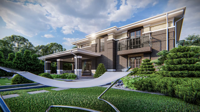 Проєкт будинку Uu15 k v1 - Двоповерхові дома у Києві