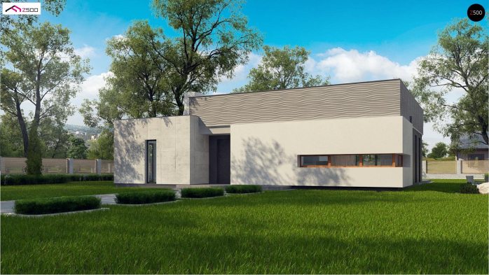 Проект дома Ux56 bG - 1 Одноэтажные дома в Киеве