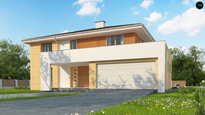 Проект дома U156 A - 2 Двухэтажные дома в Киеве