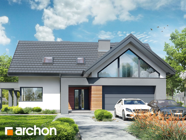 Проект дома Дом в альбициях 2 (Г2) - 1 С мансардным этажом дома в Киеве