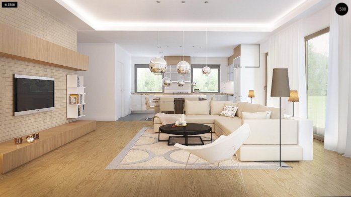 Проект дома U301 - 20 Одноэтажные дома в Киеве