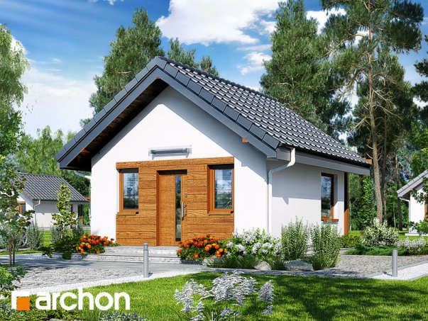 Проект дома Летний домик в крокусах 2 - 1 Одноэтажные дома в Киеве