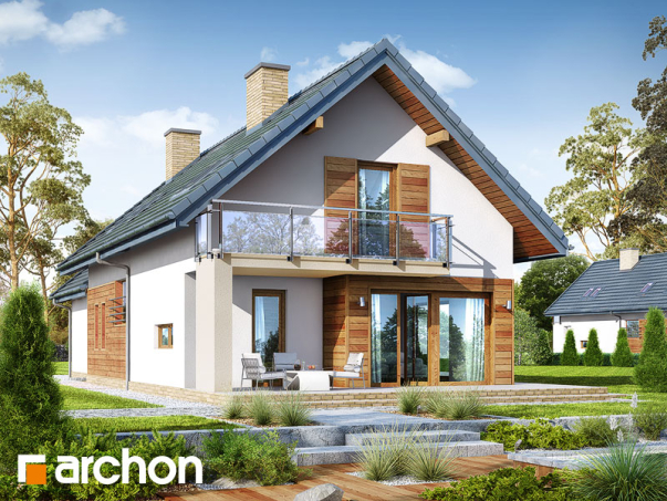 Проект дома Дом под финиковой пальмой (Г2) вер.2 - 2 С мансардным этажом дома в Киеве