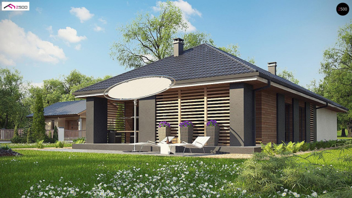 Проект дома U327 - 9 Одноэтажные дома в Киеве