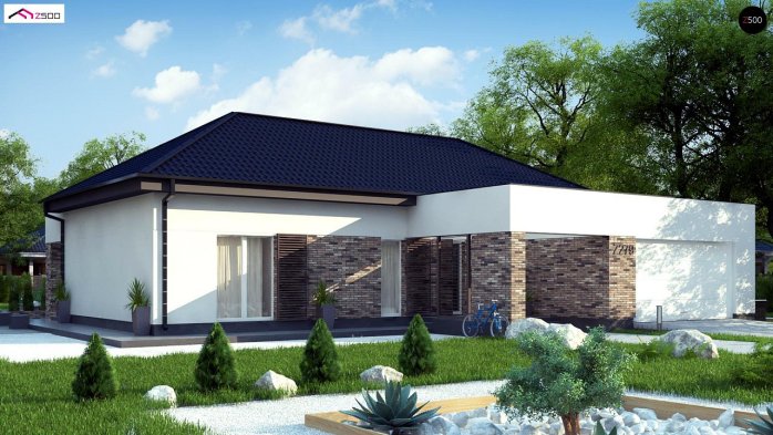 Проект дома U277 - 1 Одноэтажные дома в Киеве