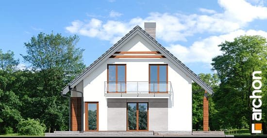 Проект дома Дом в яблонках 7 - 4 С мансардным этажом дома в Киеве