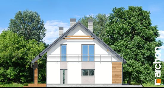 Проект дома Дом в яблонках 8 (Г2) - 5 С мансардным этажом дома в Киеве