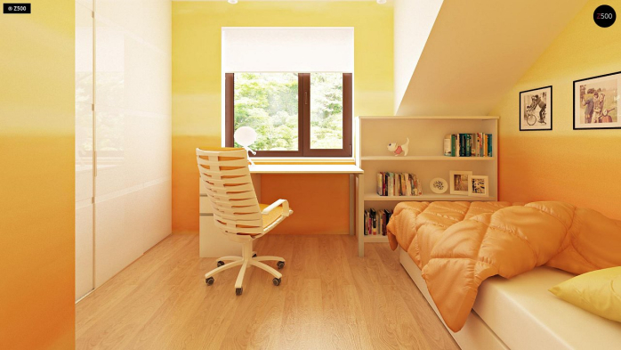 Проект дома Ub7 - 7 С мансардным этажом дома в Киеве