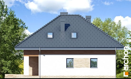 Проект дома Дом в сирени (М) вер.2 - 4 С мансардным этажом дома в Киеве