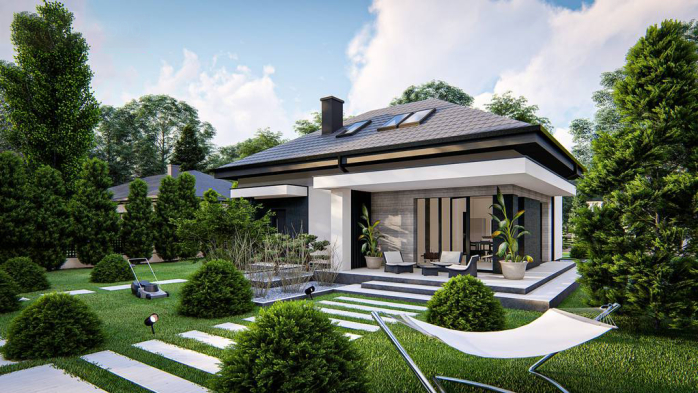 Проект дома U479 - 5 С мансардным этажом дома в Киеве