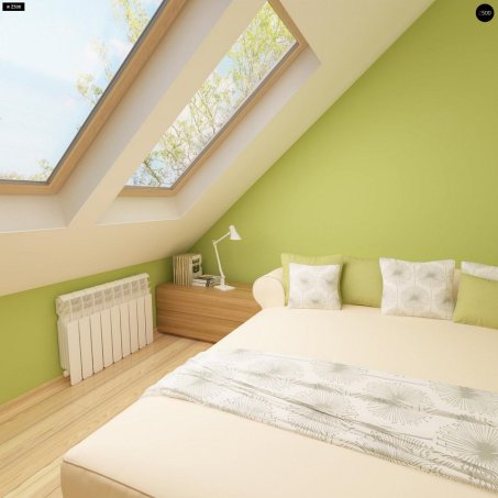 Проект дома U40 - 16 С мансардным этажом дома в Киеве