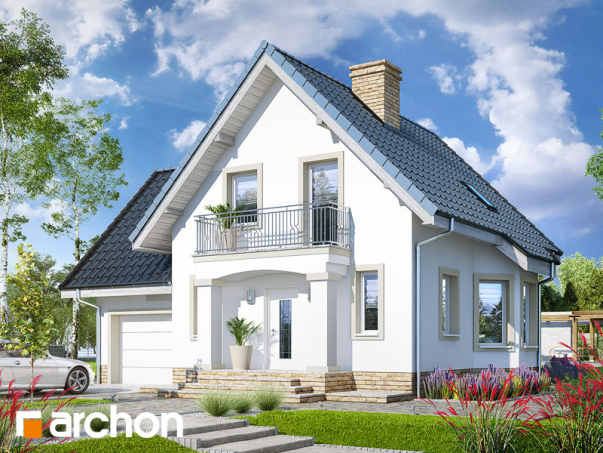 Проект дома Дом в винограде 2 (П) - 1 С мансардным этажом дома в Киеве