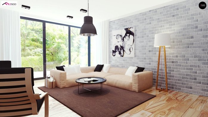 Проект дома Ux67 - 13 Одноэтажные дома в Киеве