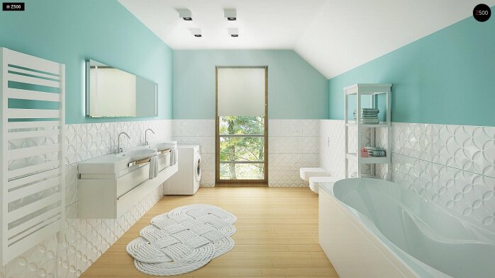 Проект дома U38 D L GP - 10 С мансардным этажом дома в Киеве