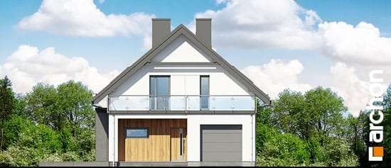 Проект дома Дом под хикорой - 3 С мансардным этажом дома в Киеве