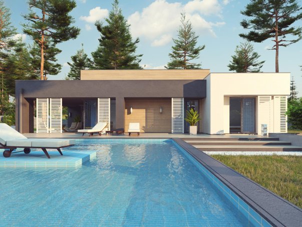 Проект дома Ux65 S - 9 Одноэтажные дома в Киеве