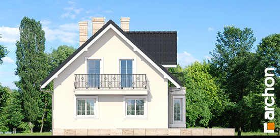 Проект дома Дом в авокадо 2 - 5 С мансардным этажом дома в Киеве