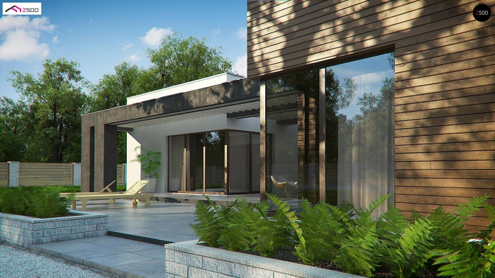 Проект дома Ux128 - 7 Одноэтажные дома в Киеве