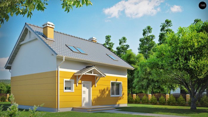 Проект дома U65 - 2 С мансардным этажом дома в Киеве