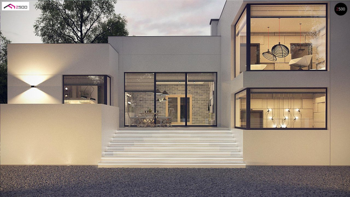 Проект дома Ux140 - 2 Двухэтажные дома в Киеве