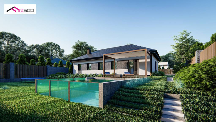 Проект дома U488 - 6 Одноэтажные дома в Киеве