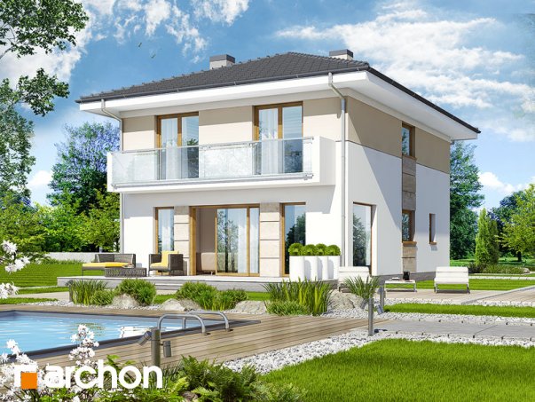 Проект дома Вилла Юлия 2 вер.2 - 2 Двухэтажные дома в Киеве