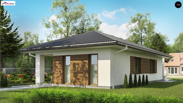 Проект дома U355 - 6 Одноэтажные дома в Киеве