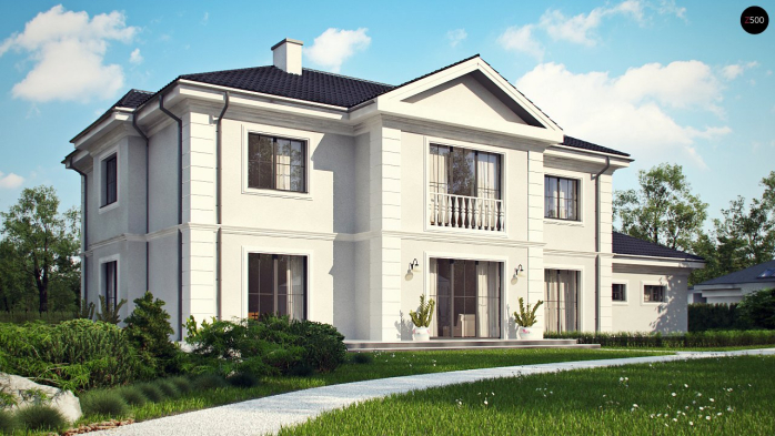 Проект дома Ux113 - 8 Двухэтажные дома в Киеве