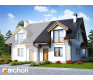 Проект дома Дом под гинко 2 вер.2 - 1 С мансардным этажом дома в Киеве