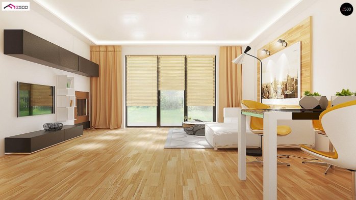 Проєкт будинку U98 WP GP2 - Одноповерхові дома у Києві