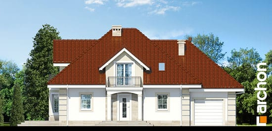 Проект дома Дом в нектаринах 2 TERMO вер.2 - 3 С мансардным этажом дома в Киеве