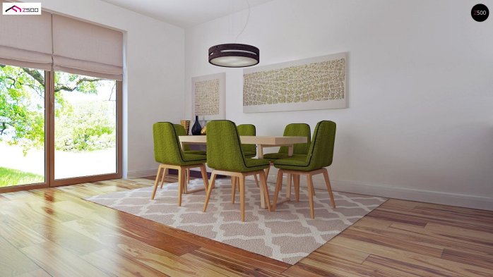 Проект дома U91 - 3 Одноэтажные дома в Киеве