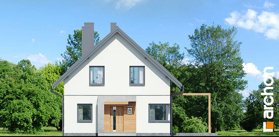 Проект дома Дом в олеандрах вер.2 - 3 С мансардным этажом дома в Киеве