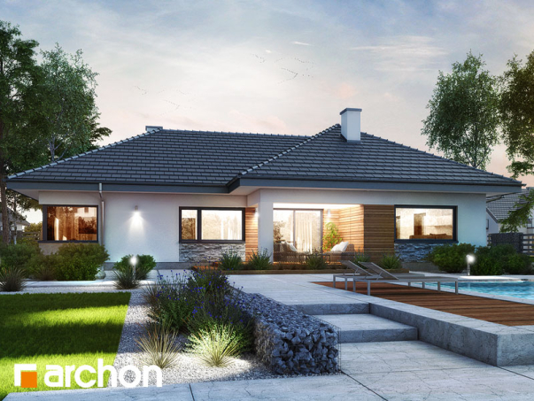 Проект дома Дом в розах (Г2) - 1 Одноэтажные дома в Киеве